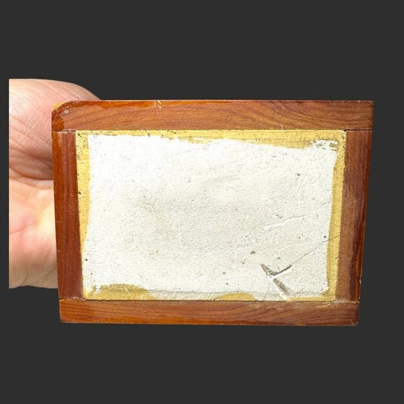 PETRIFIED WOOD NORTH DAKOTA BADLANDS ON VINTAGE HANDMADE STAND - Picture 12 of 12